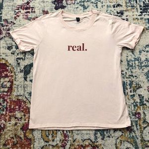 REAL light pink t-shirt
